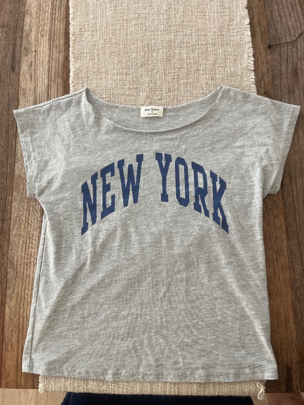 Off the shoulder tee